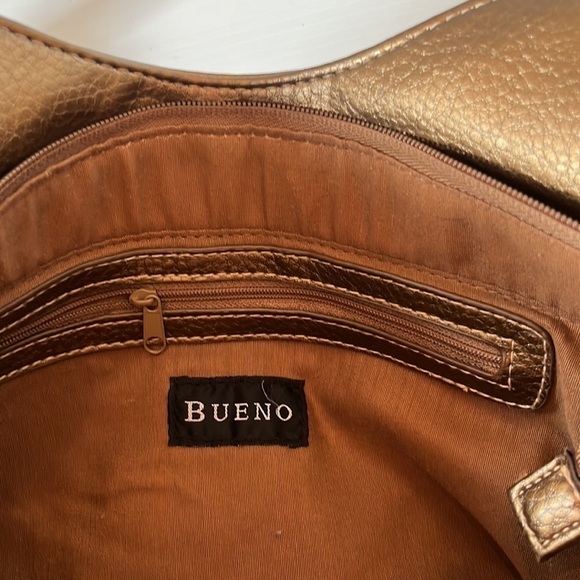 Bueno of California giraffe print wooden beaded handles purse bag satchel - Picture 6 of 7